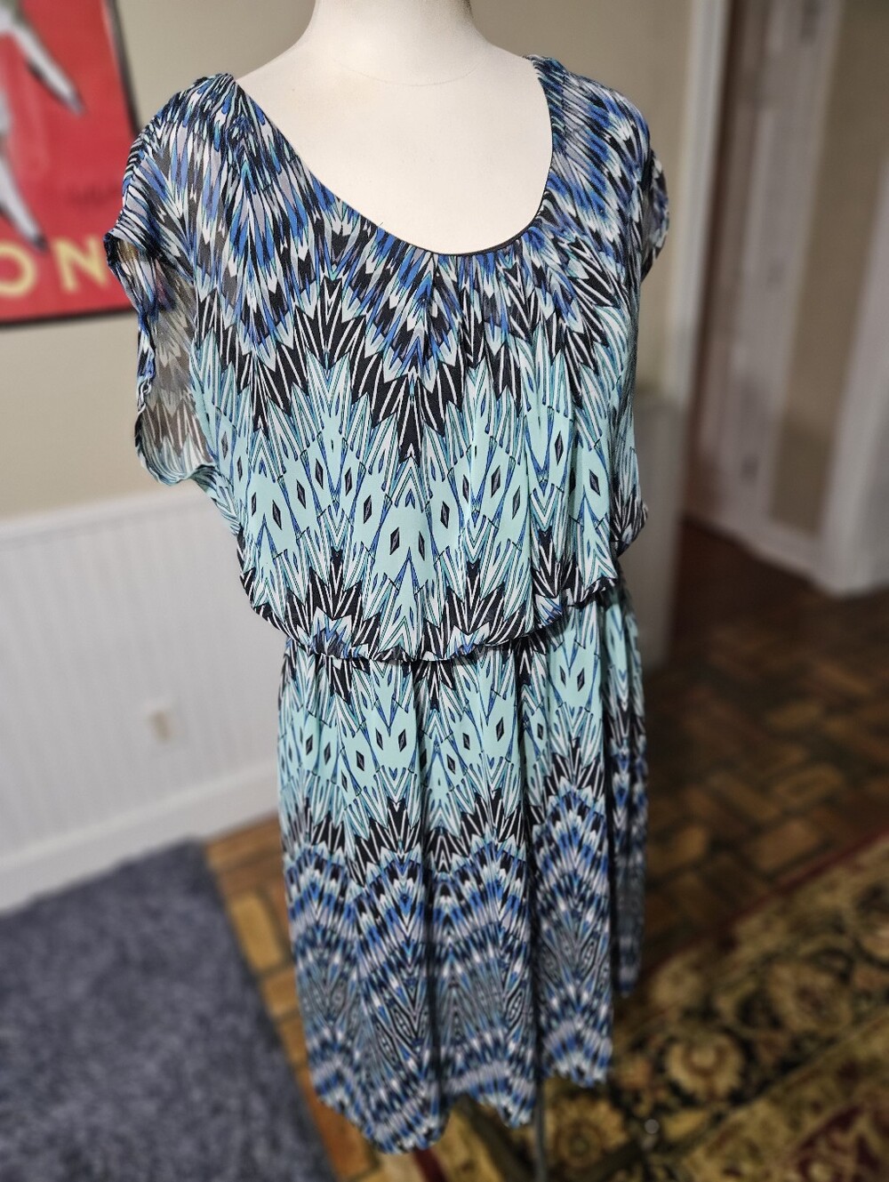 Cato Abstract Patterns Dress Medium - Picture 2 of 4